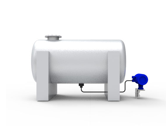 Horizontal tank level measurement