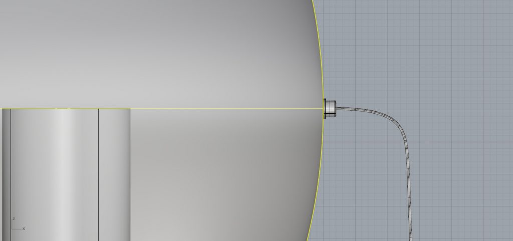 Spherical Tank level gauge installation